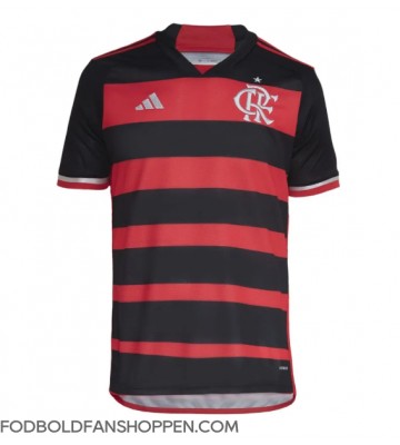 Flamengo David Luiz #23 Hjemmebanetrøje 2024-25 Kortærmet